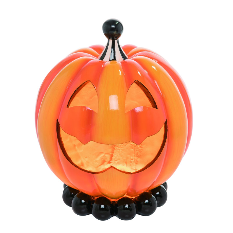 The Holiday Aisle® Halloween Light up JackOLantern Decor Wayfair